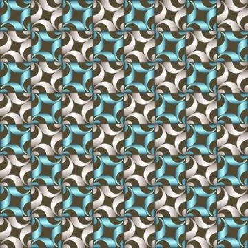 Vector rhythmic geometric elements background Stock Illustration