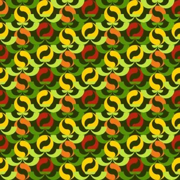 Vector rhythmic geometric elements background Stock Illustration