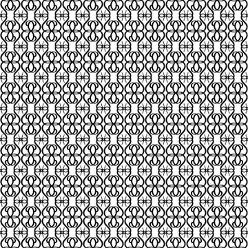 Vector rhythmic geometric elements pattern Illustrazione stock