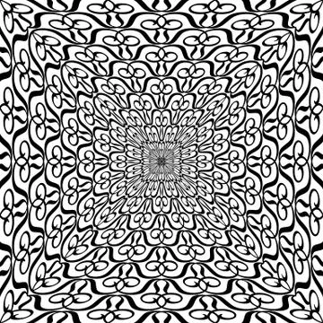 Vector rhythmic geometric elements pattern Stock Illustration