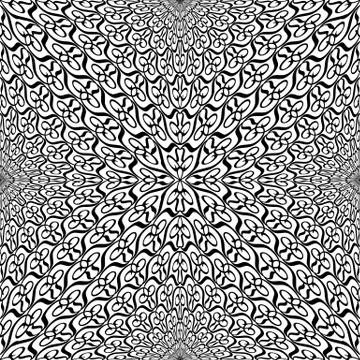 Vector rhythmic geometric elements pattern イラスト素材