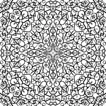 Vector rhythmic geometric elements pattern イラスト素材