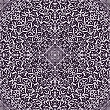 Vector rhythmic geometric elements pattern Stock Illustration