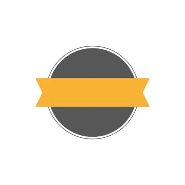 Vector ribbon and label, flat design イラスト素材