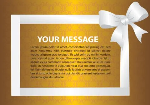 Vector ribbon with area for text 스톡 일러스트