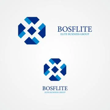 Vector ribbon design  logo Stock Illustration