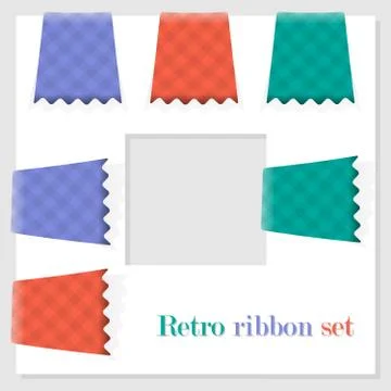 Vector ribbons Stock Illustration