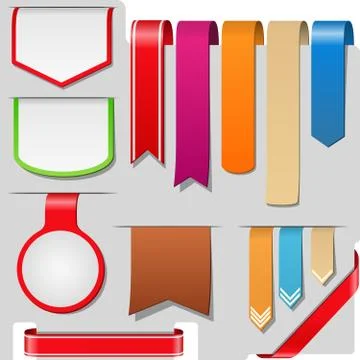 Vector Ribbons 스톡 일러스트