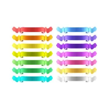 Vector ribbons set Stock Illustration