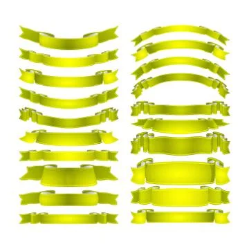 Vector ribbons set Stock-Illustration