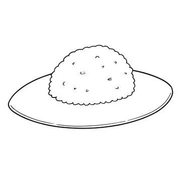 Vector of rice Illustrazione stock