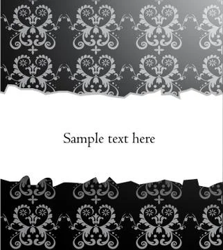 Vector ripped wallpaper Stock Illustration