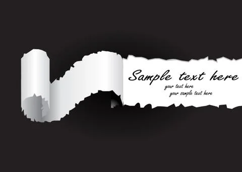 Vector ripped wallpaper Stock Illustration