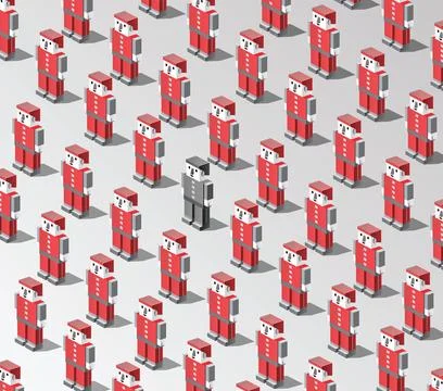 Vector robots イラスト素材