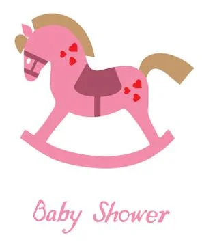 Vector Rocking Horse Stock Illustration