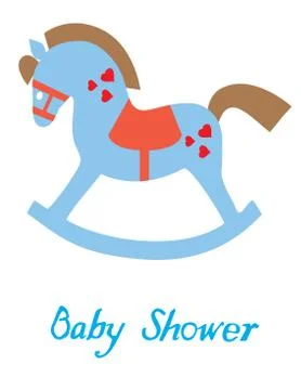 Vector Rocking Horse Stock Illustration