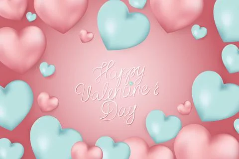 Vector. Romantic design for Valentine's Day. Stock Illustration