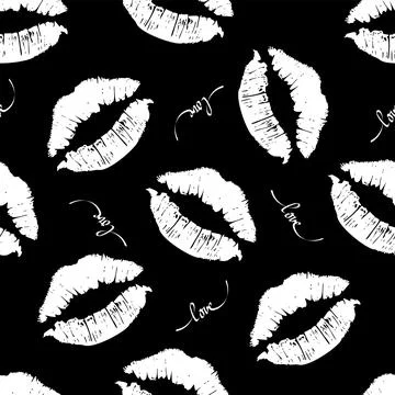 Vector. Romantic seamless pattern for Valentine's Day. Stock Illustration