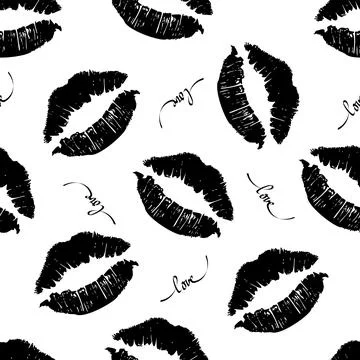 Vector. Romantic seamless pattern for Valentine's Day. Stock Illustration