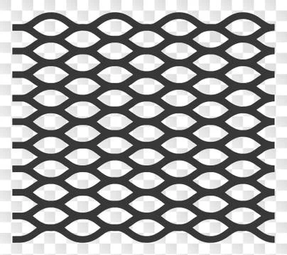 Vector Rope Mesh Icon on Chess Transparent Background Stock Illustration