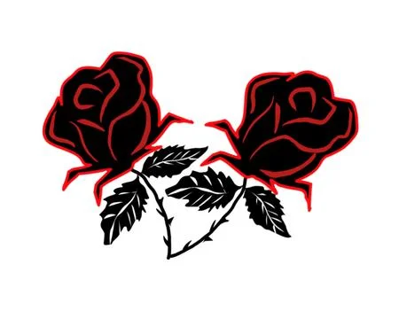 Vector Rose flower Ilustração Stock