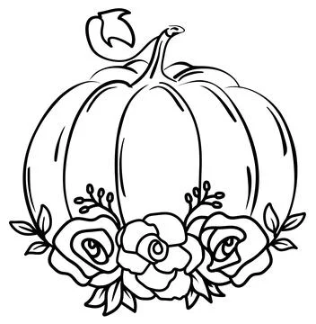 Vector rose pumpkin Stock-Illustration