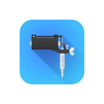 Vector rotary tattoo machine illustration   . Stock-Illustration