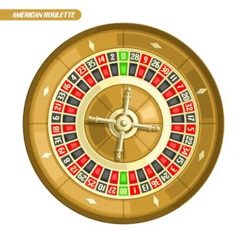 Vector Roulette Wheel Stock Illustration