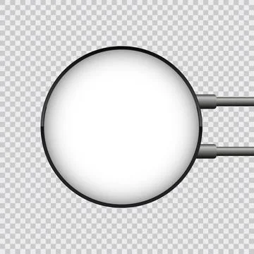 Vector round circle light box on transparency background, circle shape ligh.. Stock Illustration