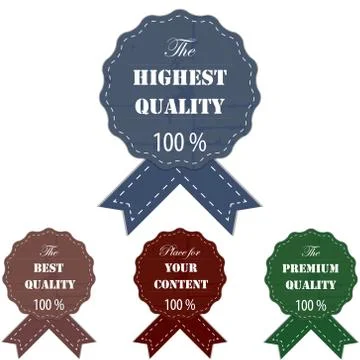 Vector round grunge label Stock-Illustration