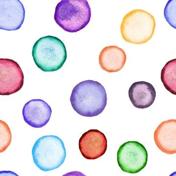 Vector round shapes seamless ornament.copy that square to the side,you'll get Stock Illustration