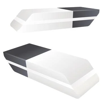 Vector rubber eraser Stock Illustration