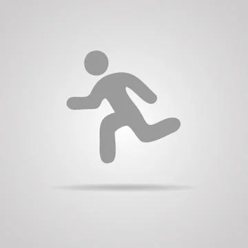 Vector Running Illustration Stock Illustration