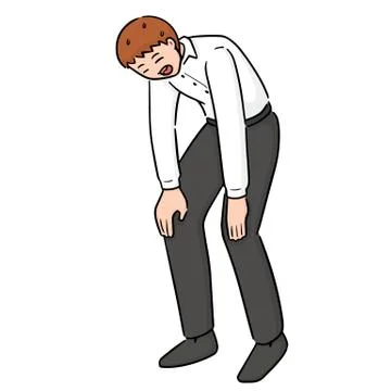 Vector of sad people Illustrazione stock