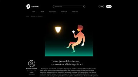 Vector safety in gradient style . Editable illustration Stock Illustration