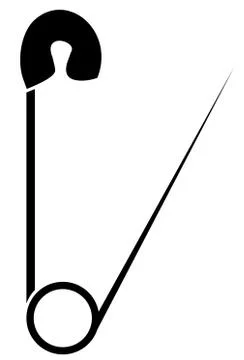 Vector Safety Pin Stock-Illustration