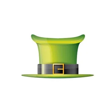 Vector saint patricks day poster with green hat Stockillustratie