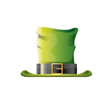 Vector saint patricks day poster with green hat Illustrazione stock