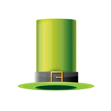 Vector saint patricks day poster with green hat Illustrazione stock