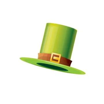 Vector saint patricks day poster with green hat Stockillustratie