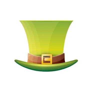 Vector saint patricks day poster with green hat Illustrazione stock