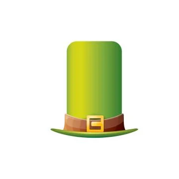 Vector saint patricks day poster with green hat Stockillustratie