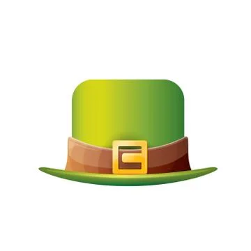 Vector saint patricks day poster with green hat Stockillustratie
