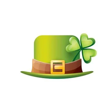 Vector saint patricks day poster with green hat Stock-Illustration