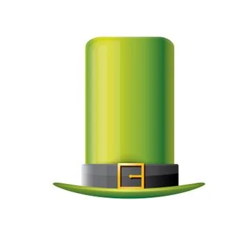 Vector saint patricks day poster with green hat Stock Illustration