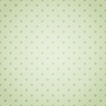 Vector Saint Patrick's day seamless shamrock background Stock Illustration