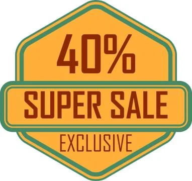 Vector sale badge Stock Illustration