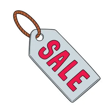 Vector of sale tag Stock Illustration