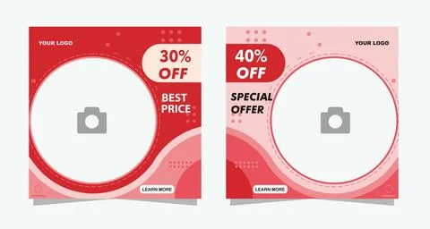 Vector sale template Stock Illustration