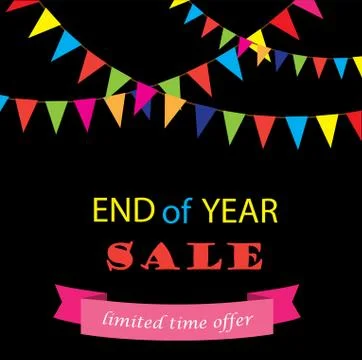 Vector Sale of The Year Stock Illustration